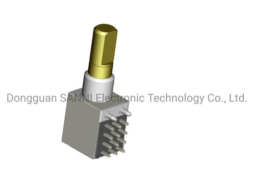 16 Detent 8mm Absolute Rotary Shaft Encoder For Volume Control