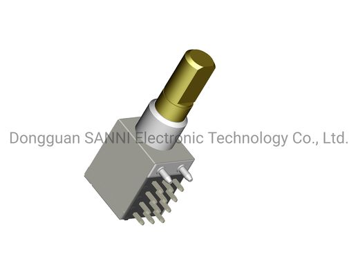16 Detent 8mm Absolute Rotary Shaft Encoder For Volume Control
