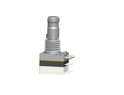 18 Detent Industrial Rotary Encoder Logic With 0.5 Travel Push Switch