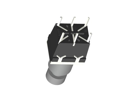 Vertical Mounting Guitar Pedal Foot Switch ON ON 6 Terminal SF14011M