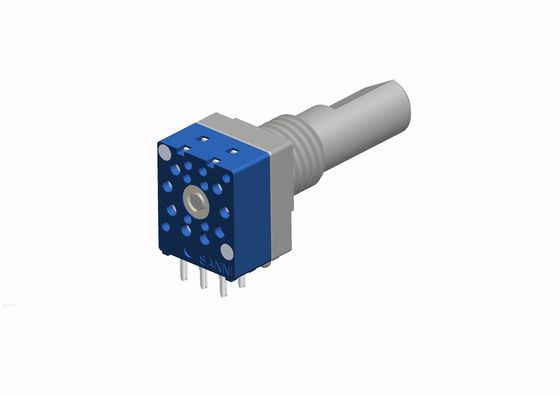 16 Bit Absolute Rotary Encoder Sealed Metal Shaft Contact Brush Type