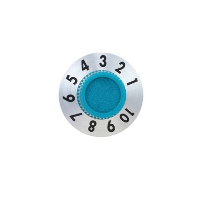 Customizable Round Push On Or Screw Lock Potentiometer Knobs In Silver / Black / Golden