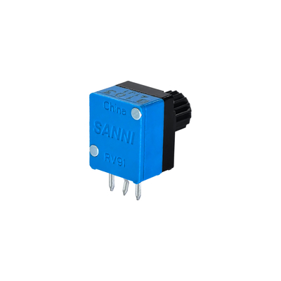 Knurled Shaft Type Rotary Potentiometer Plastic Metal Customized Shaft Diameter