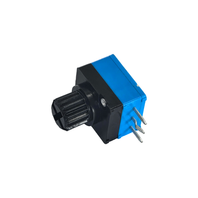 Knurled Shaft Type Rotary Potentiometer Plastic Metal Customized Shaft Diameter