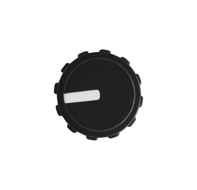 Custom Black ABS Material Knob For Rotary Potentiometer With TB Type Shaft